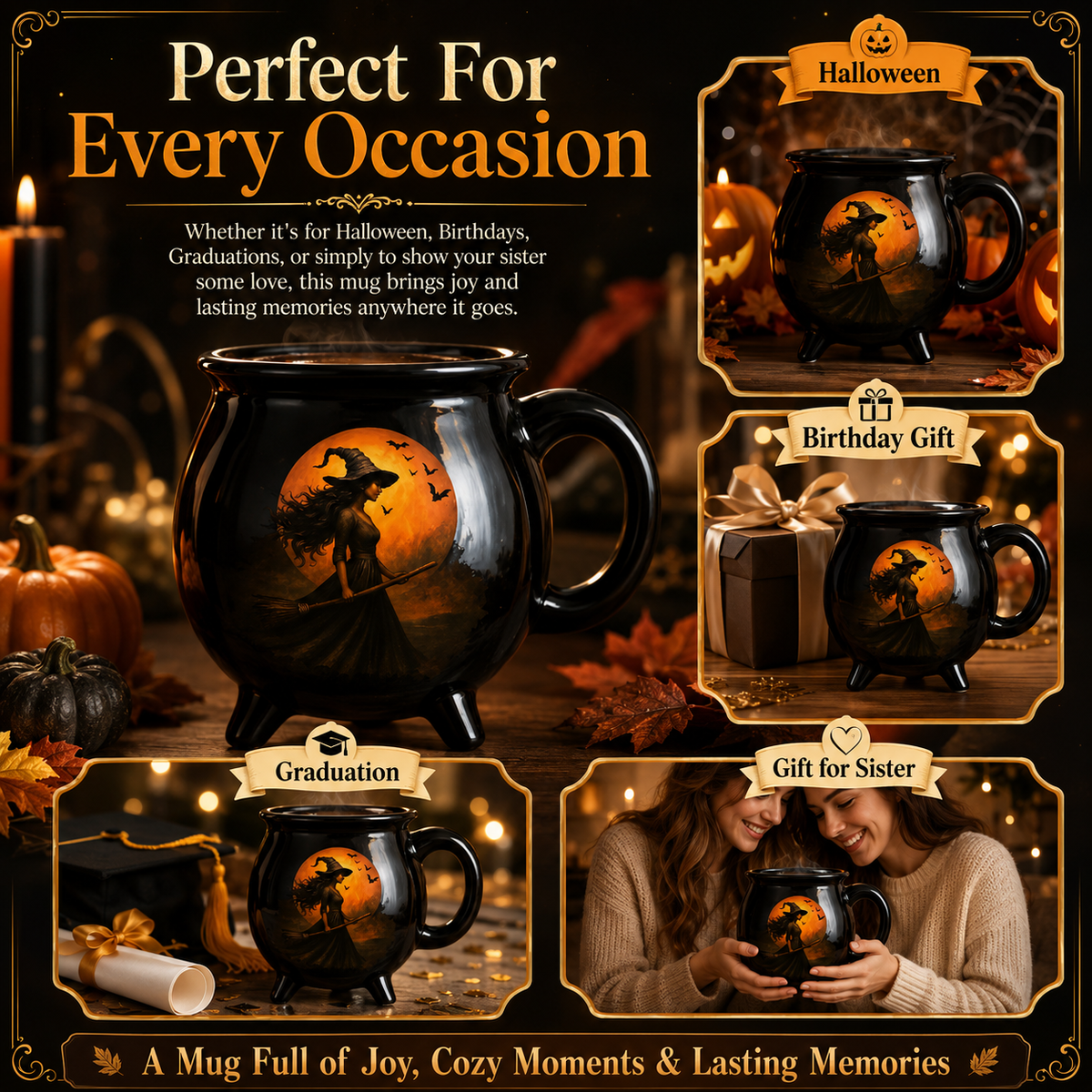 🔮 Witch Cauldron Coffee Mug | The Ultimate Halloween Drinkware 🦇
