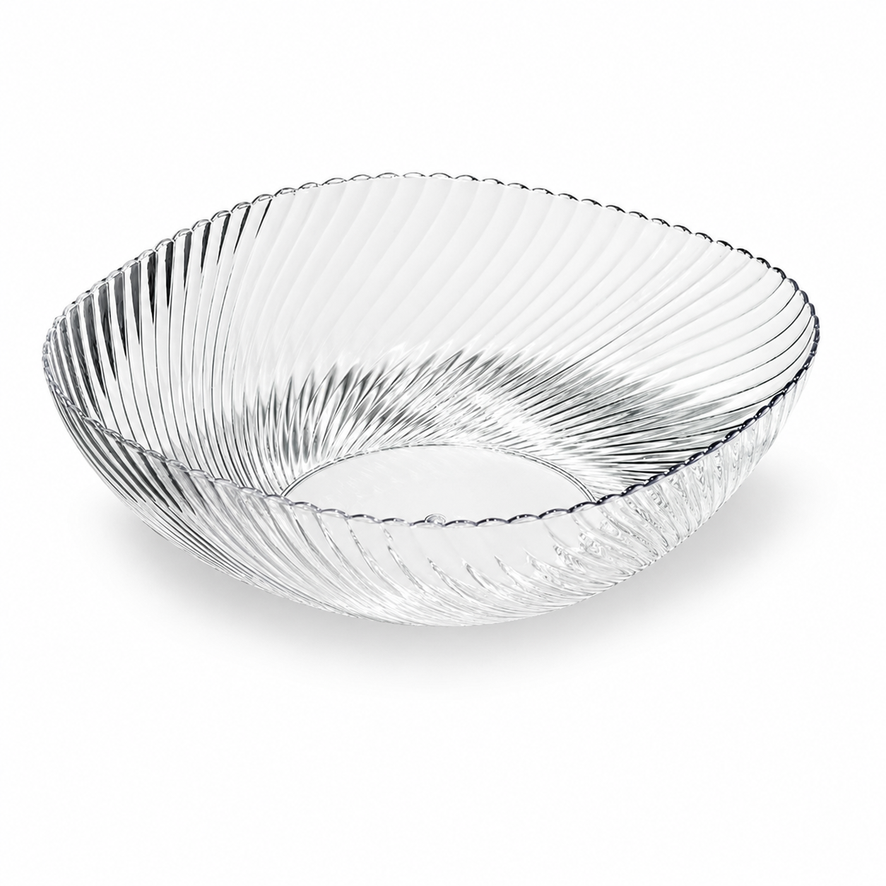 Spiral Texture Fruit Plate
