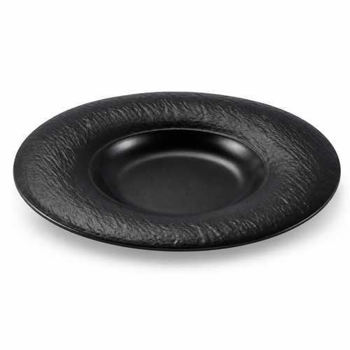 Tree Bark Texture Round Plate
