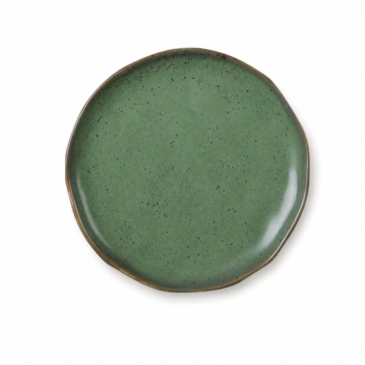 Wave Edge Round Ceramic Plate