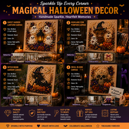 🔥 Limited Time 50%👻✨Halloween Pearl Art DIY Kit – Turn Tiny Pearls into Spooky-Cute Magic