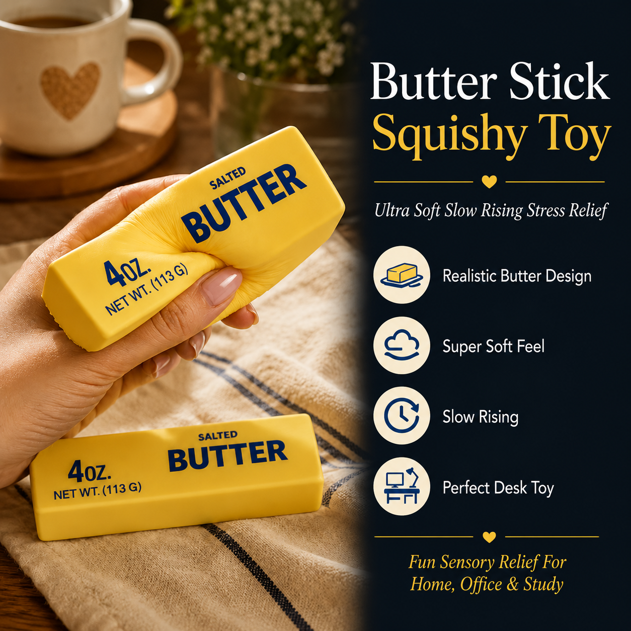 🔥Early Bird Sale | 49% OFF Butter Squishy Stress Relief Toy