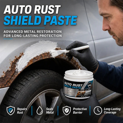 🛡️Trusted by 10,000+ Customers | 2026 Hot Sale 60% OFF Car Metal Rust Repair Paste restores rusty chassis, doors, and wheels