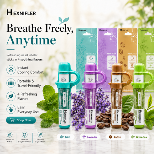 🏆Last Day Promo: 50% OFF | Natural Aromatherapy Nasal inhaler - Instant Stress Relief & Habit Replacement (0% Nicotine)