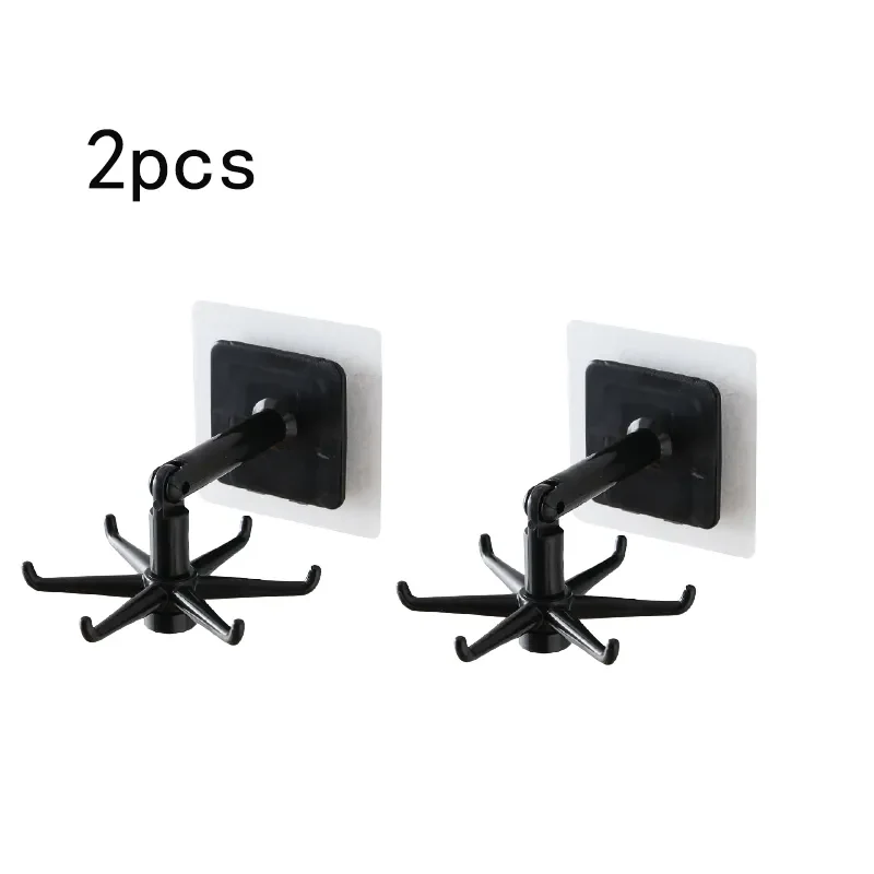 💛Limited Time 50% OFF | 360 Self-Adhesive Rotating Kitchen Hooks