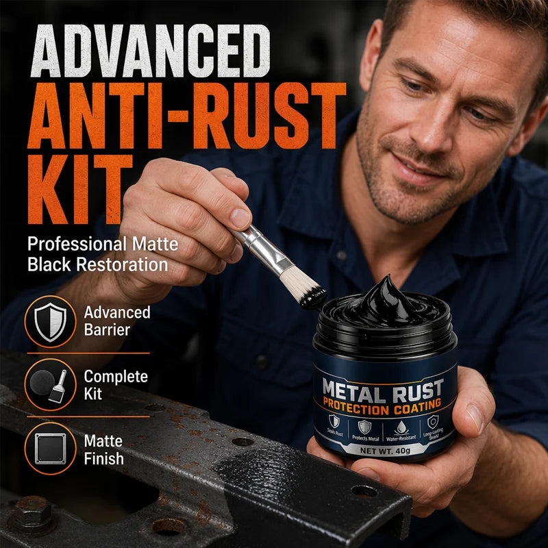 🛡️Trusted by 10,000+ Customers | 2026 Hot Sale 60% OFF Premium Metal Rust Protection Paste restores rusty gates, railings, and tools