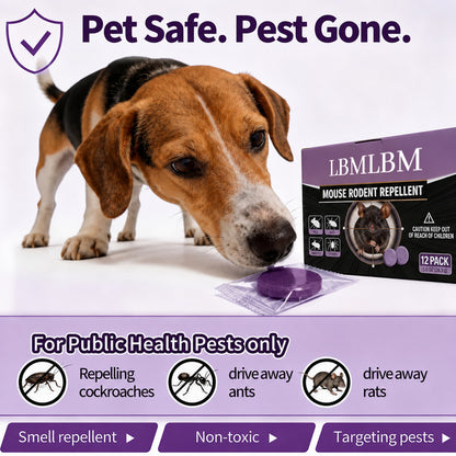 ✅ 10,000+ Happy Customers 🐭 All-Natural Peppermint & Cinnamon Pest & Rodent Repellent Pucks 🕷️🐍