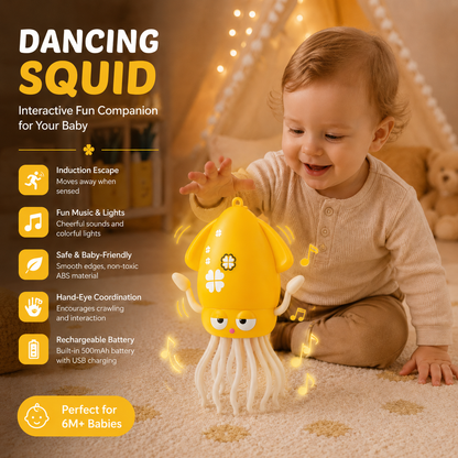 💛Limited Time 50% OFF | Electric Crawling & Dancing Octopus - Squid Toy