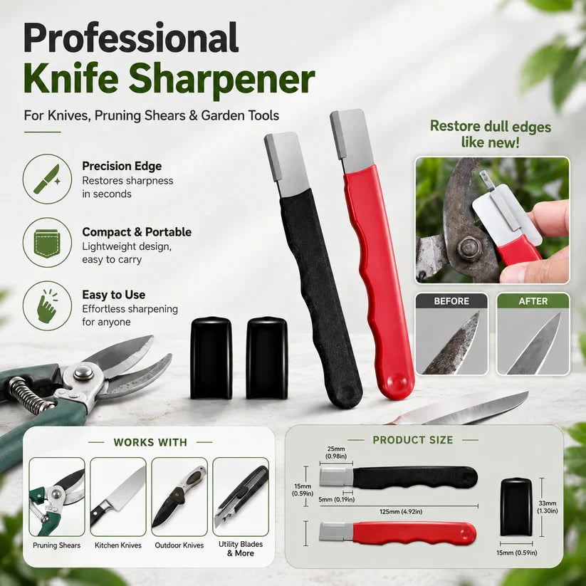 Professional 3-in-1 Knife Sharpener - Restore Any Blade in 10 Seconds