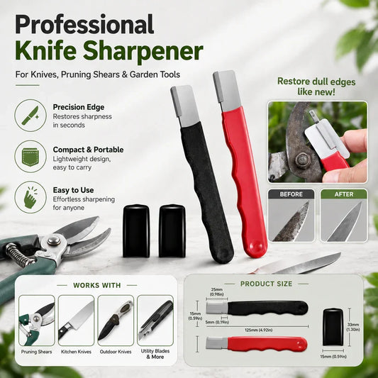 Professional 3-in-1 Knife Sharpener - Restore Any Blade in 10 Seconds
