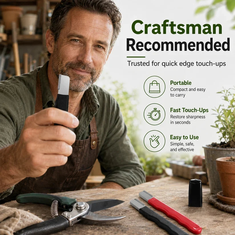 Professional 3-in-1 Knife Sharpener - Restore Any Blade in 10 Seconds