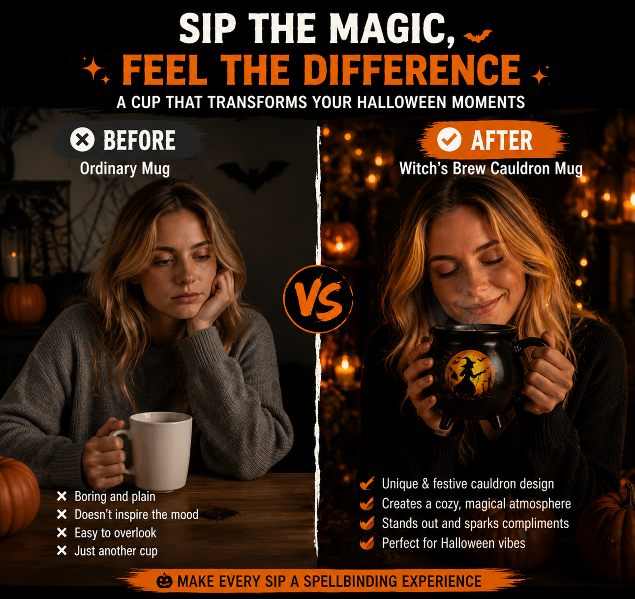🔮 Witch Cauldron Coffee Mug | The Ultimate Halloween Drinkware 🦇