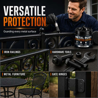 🛡️Trusted by 10,000+ Customers | 2026 Hot Sale 60% OFF Premium Metal Rust Protection Paste restores rusty gates, railings, and tools