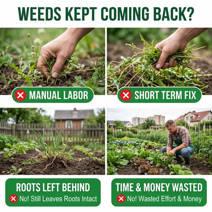 🔥Advanced 2-in-1 Pro+ Herbicide | Upgraded Formula for 6-Hour Rapid Kill, Root Eradication & Destroys Glyphosate-Resistant Weeds