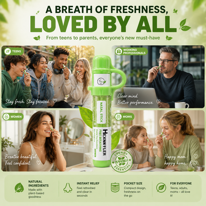 🏆Last Day Promo: 50% OFF | Natural Aromatherapy Nasal inhaler - Instant Stress Relief & Habit Replacement (0% Nicotine)