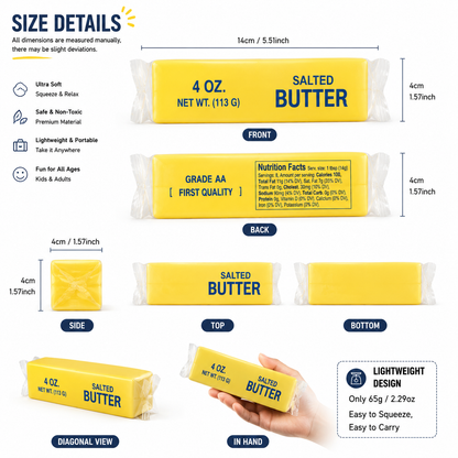 🔥Early Bird Sale | 49% OFF Butter Squishy Stress Relief Toy