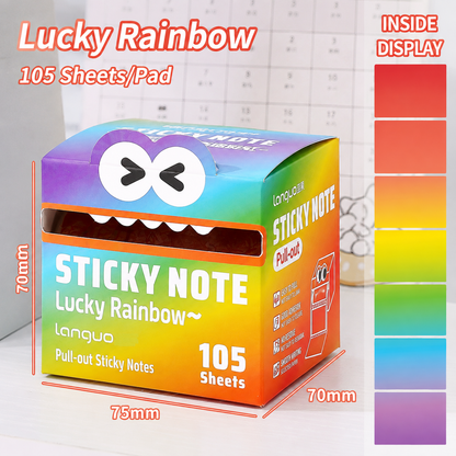 🔥 BUY 1 GET 1 FREE | Cute Pull-Out Pearl Sticky Note – Transparent Aesthetic Study Notes for Desk Setup & Office