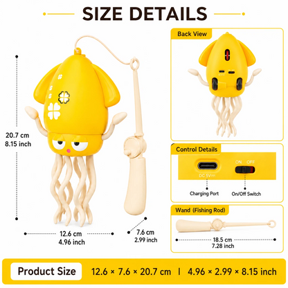 💛Limited Time 50% OFF | Electric Crawling & Dancing Octopus - Squid Toy
