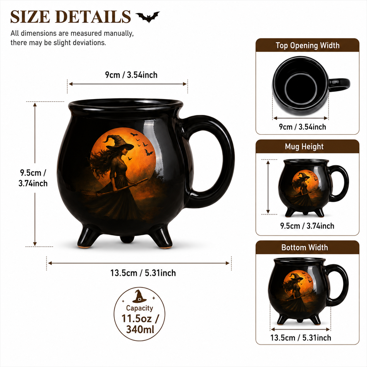 🔮 Witch Cauldron Coffee Mug | The Ultimate Halloween Drinkware 🦇