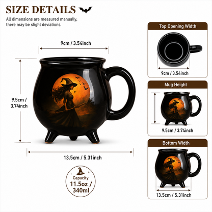 🔮 Witch Cauldron Coffee Mug | The Ultimate Halloween Drinkware 🦇