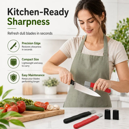 Professional 3-in-1 Knife Sharpener - Restore Any Blade in 10 Seconds