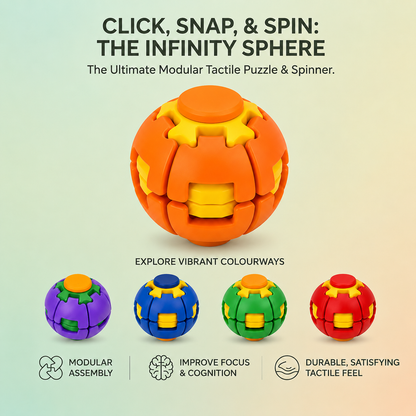 🔥Early Bird Sale | 49% OFF 3D Stress Relief Fidget Ball - Over 3,000+ Happy Spinners!