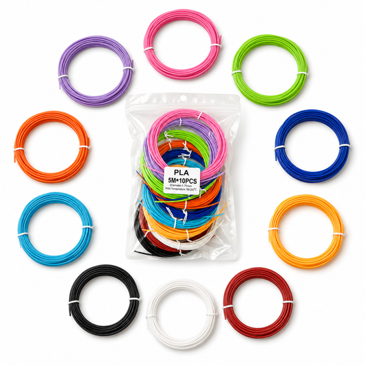 Add More Colors, Create More Fun! 🎨 10-Color PLA Filament Refill Pack Only $4.99