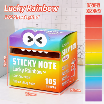 🔥Limited Time 49% OFF | Cute Pull-Out Pearl Sticky Notes Dispenser – Transparent Aesthetic Study Notes for Desk Setup & Office