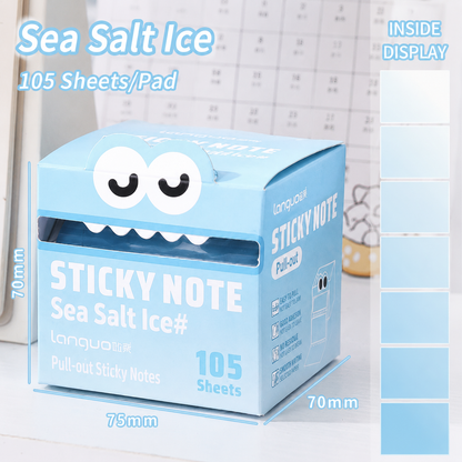 🔥Limited Time 49% OFF | Cute Pull-Out Pearl Sticky Notes Dispenser – Transparent Aesthetic Study Notes for Desk Setup & Office