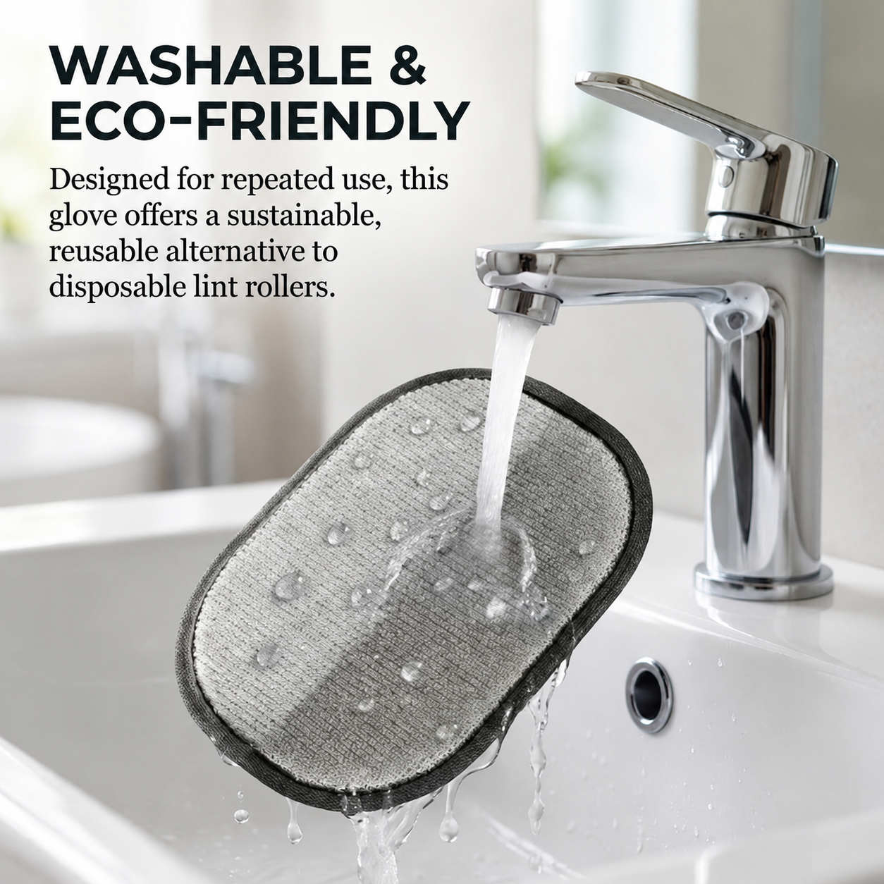 ⚡50K+ Sold🔥Say Goodbye to Pet Hair! Rhino Ben Reusable Pet Hair Remover Mitt - Cleans in Seconds!