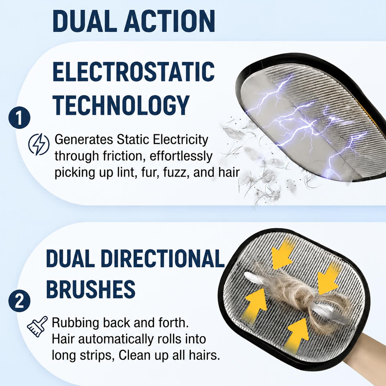 ⚡50K+ Sold🔥Say Goodbye to Pet Hair! Rhino Ben Reusable Pet Hair Remover Mitt - Cleans in Seconds!