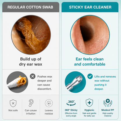 🏆Last Day Promo: 50% OFF | Sticky Ear Cleaner – Soft silicone, safe & gentle🌸🛡️