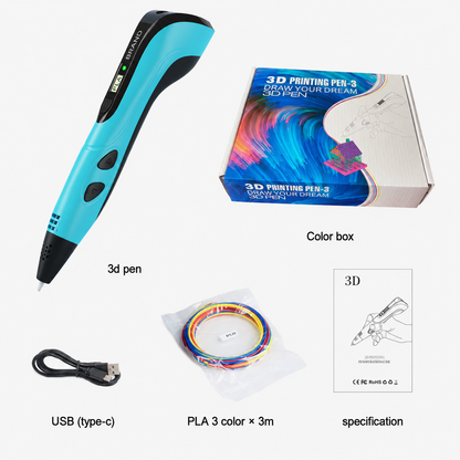 🔥Limited Time 49% OFF | 3D Magic Creation Pen for Kids — Create Endless 3D Designs, Learn STEM Skills & Have Fun Without Screens