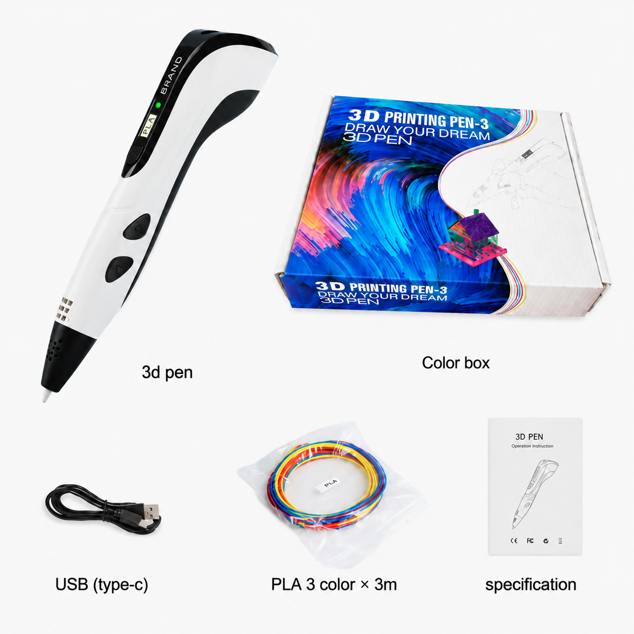 🔥Limited Time 49% OFF | 3D Magic Creation Pen for Kids — Create Endless 3D Designs, Learn STEM Skills & Have Fun Without Screens