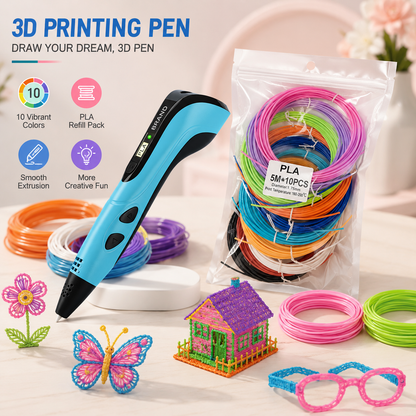 Add More Colors, Create More Fun! 🎨 10-Color PLA Filament Refill Pack Only $4.99