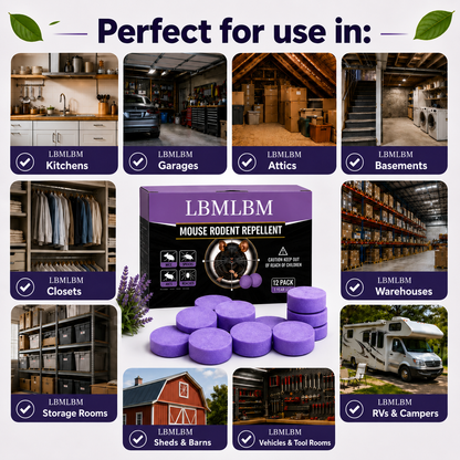 ✅ 10,000+ Happy Customers 🐭 All-Natural Peppermint & Cinnamon Pest & Rodent Repellent Pucks 🕷️🐍