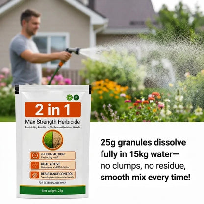 🔥Advanced 2-in-1 Pro+ Herbicide | Upgraded Formula for 6-Hour Rapid Kill, Root Eradication & Destroys Glyphosate-Resistant Weeds