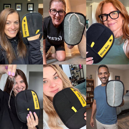 ⚡50K+ Sold🔥Say Goodbye to Pet Hair! Rhino Ben Reusable Pet Hair Remover Mitt - Cleans in Seconds!
